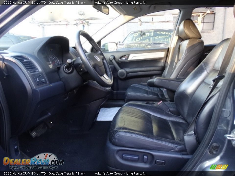 2010 Honda CR-V EX-L AWD Opal Sage Metallic / Black Photo #7