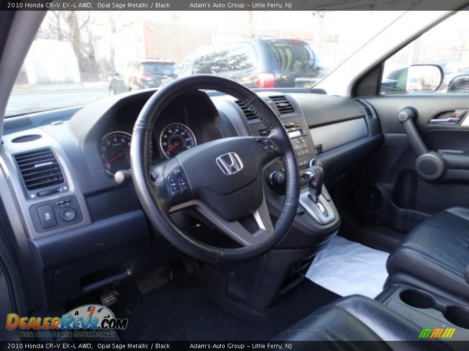 2010 Honda CR-V EX-L AWD Opal Sage Metallic / Black Photo #9