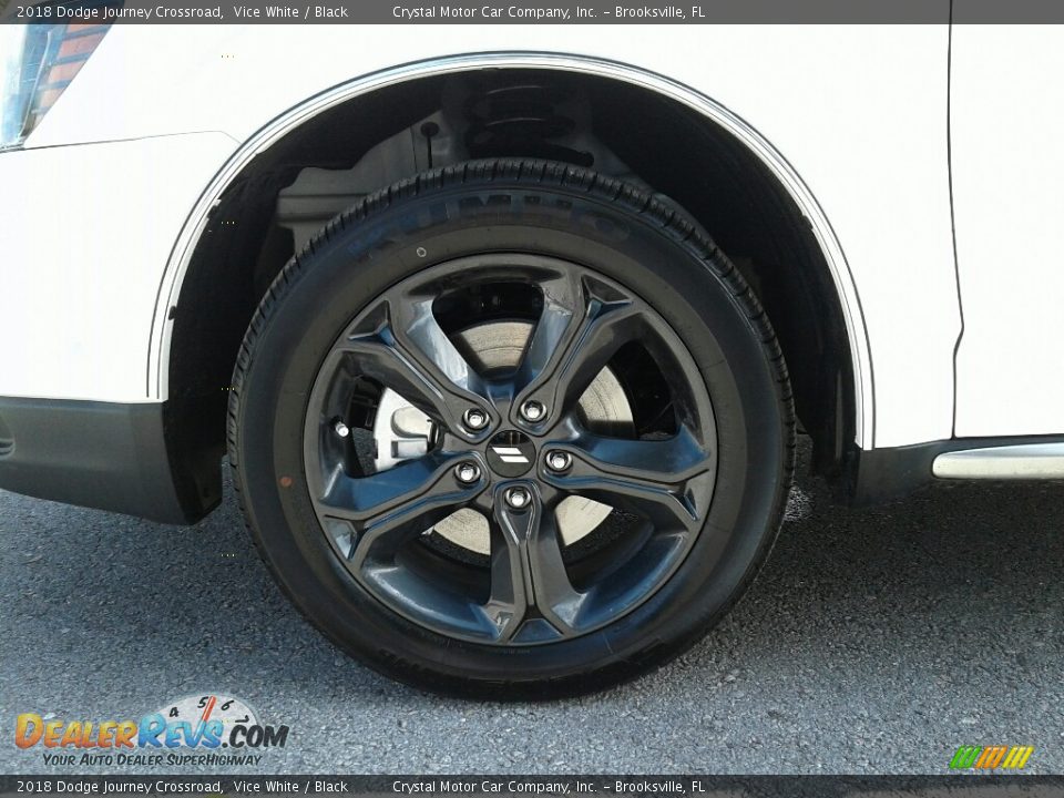 2018 Dodge Journey Crossroad Vice White / Black Photo #20