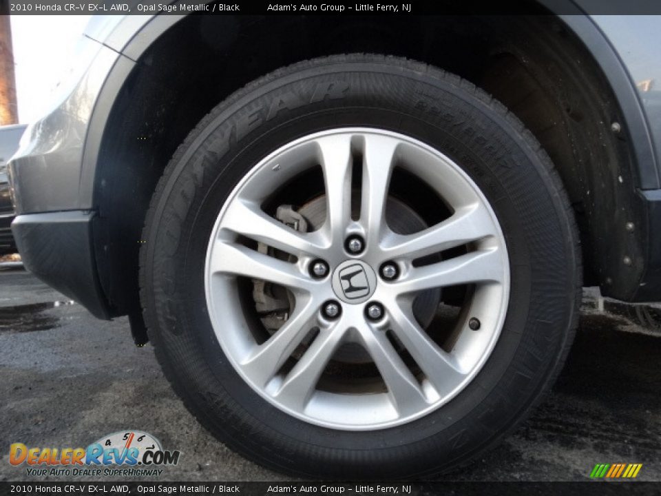 2010 Honda CR-V EX-L AWD Opal Sage Metallic / Black Photo #22