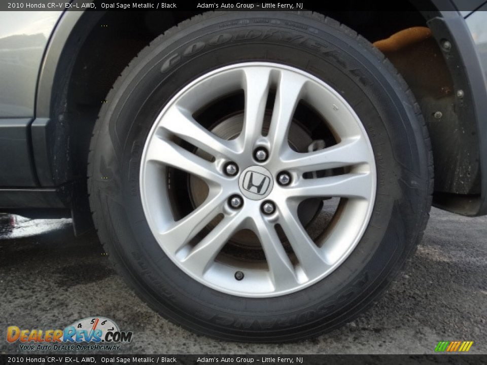 2010 Honda CR-V EX-L AWD Opal Sage Metallic / Black Photo #23