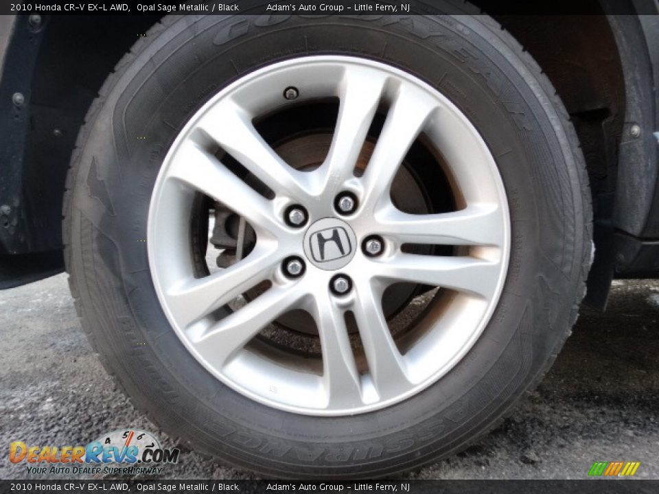 2010 Honda CR-V EX-L AWD Opal Sage Metallic / Black Photo #24