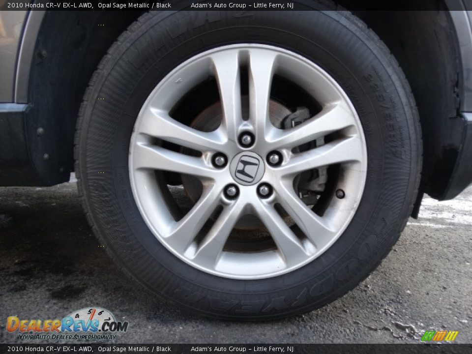 2010 Honda CR-V EX-L AWD Opal Sage Metallic / Black Photo #25