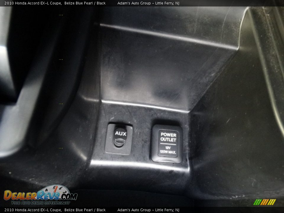 2010 Honda Accord EX-L Coupe Belize Blue Pearl / Black Photo #21