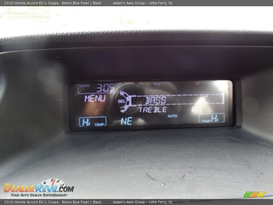 2010 Honda Accord EX-L Coupe Belize Blue Pearl / Black Photo #25