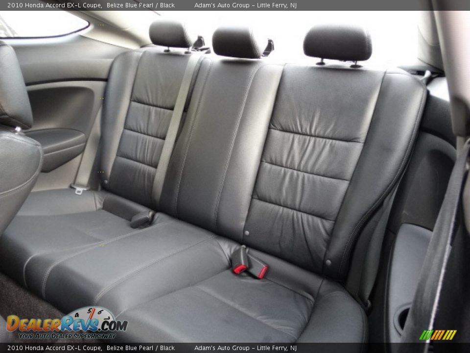 2010 Honda Accord EX-L Coupe Belize Blue Pearl / Black Photo #27