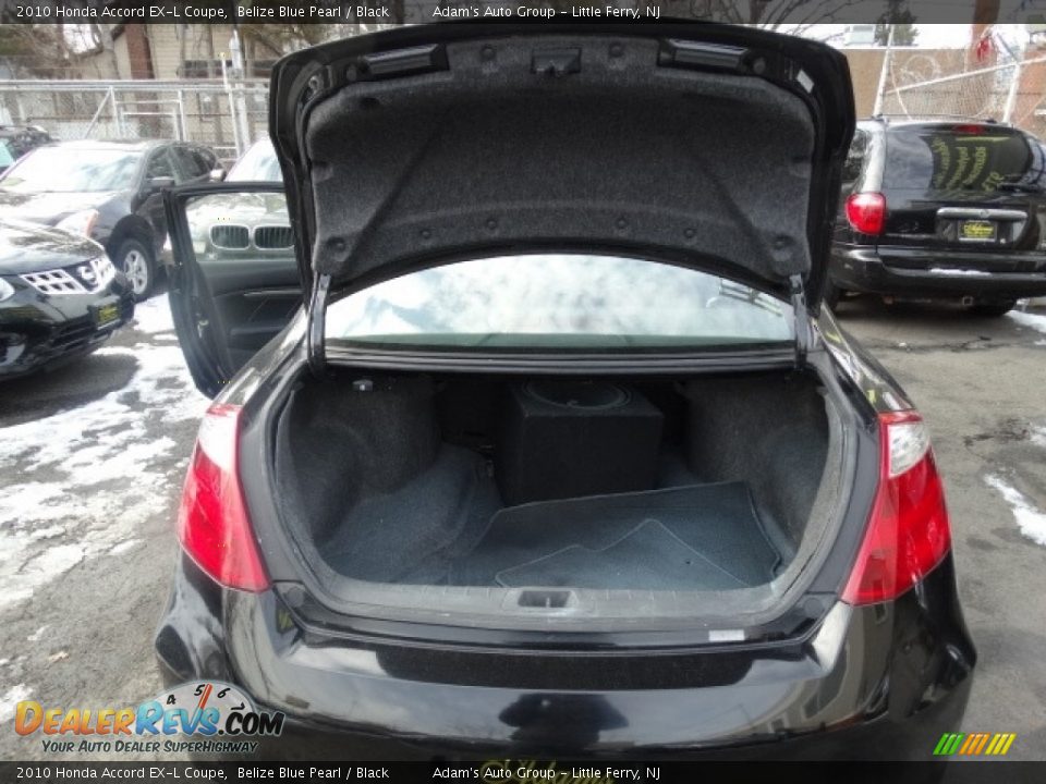 2010 Honda Accord EX-L Coupe Belize Blue Pearl / Black Photo #28