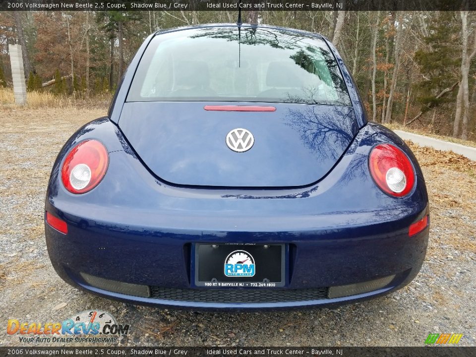 2006 Volkswagen New Beetle 2.5 Coupe Shadow Blue / Grey Photo #4