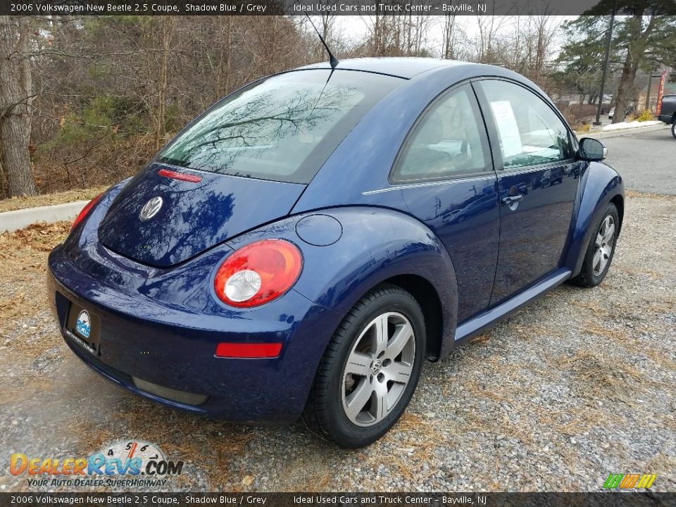 2006 Volkswagen New Beetle 2.5 Coupe Shadow Blue / Grey Photo #5