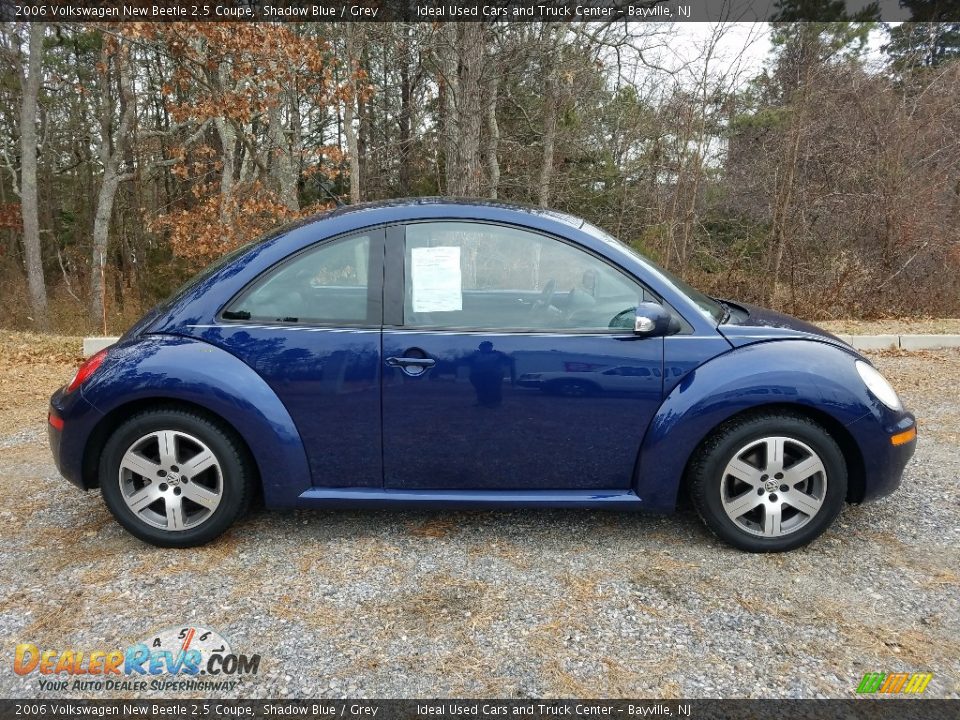 2006 Volkswagen New Beetle 2.5 Coupe Shadow Blue / Grey Photo #6