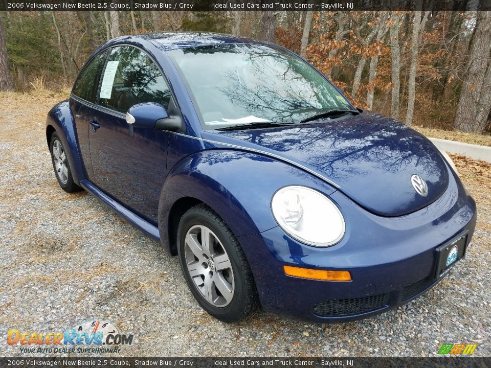 2006 Volkswagen New Beetle 2.5 Coupe Shadow Blue / Grey Photo #7