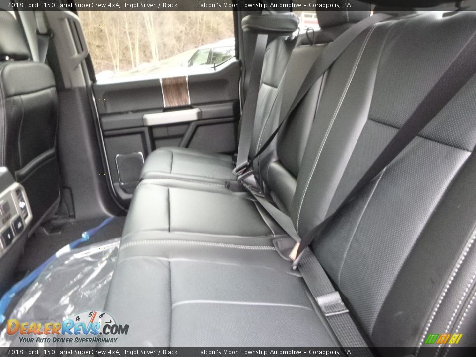 2018 Ford F150 Lariat SuperCrew 4x4 Ingot Silver / Black Photo #8