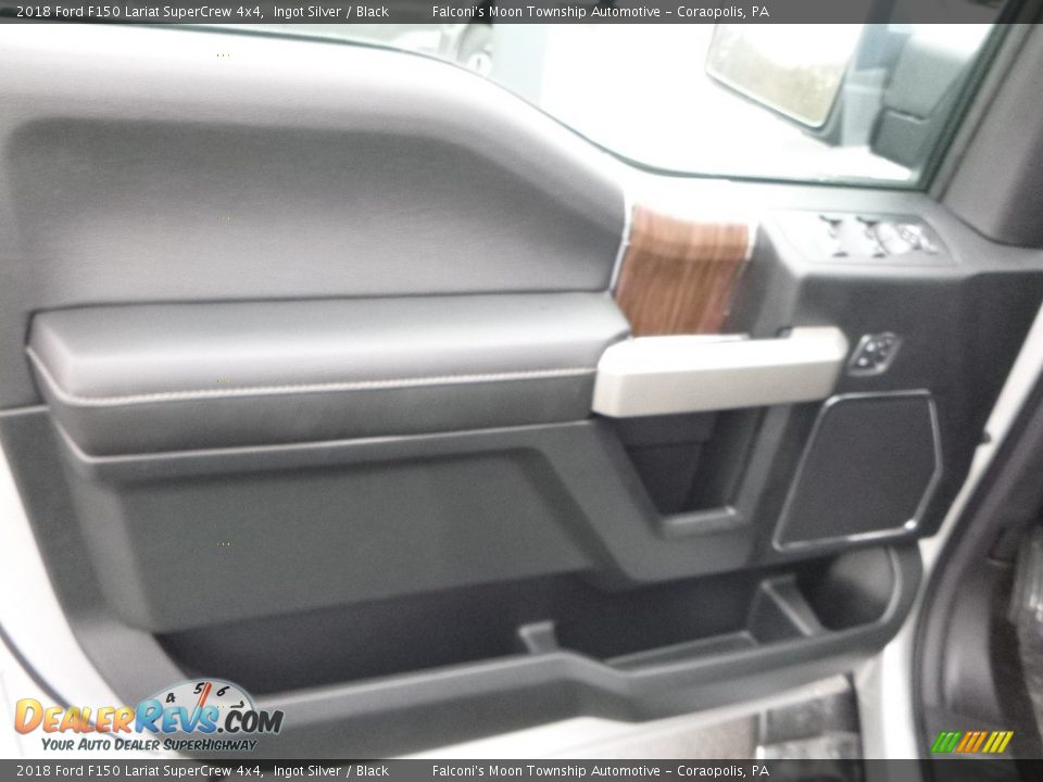 2018 Ford F150 Lariat SuperCrew 4x4 Ingot Silver / Black Photo #10