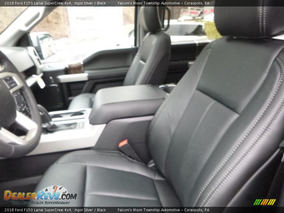 2018 Ford F150 Lariat SuperCrew 4x4 Ingot Silver / Black Photo #11