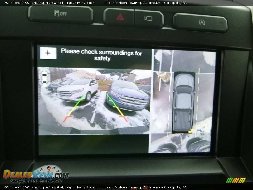 2018 Ford F150 Lariat SuperCrew 4x4 Ingot Silver / Black Photo #15