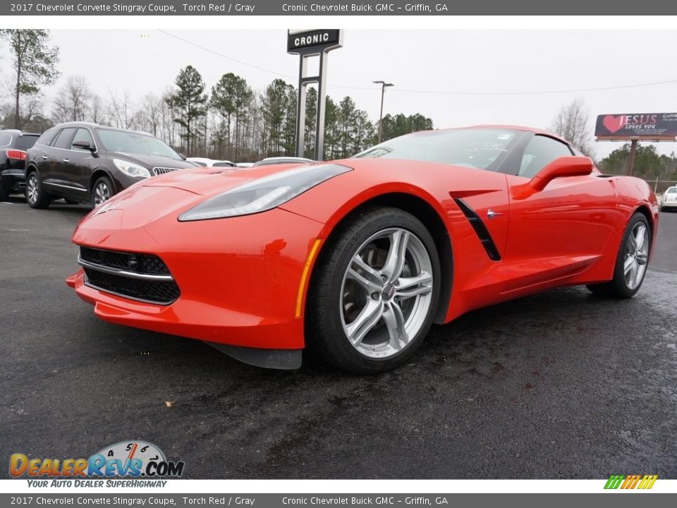2017 Chevrolet Corvette Stingray Coupe Torch Red / Gray Photo #3