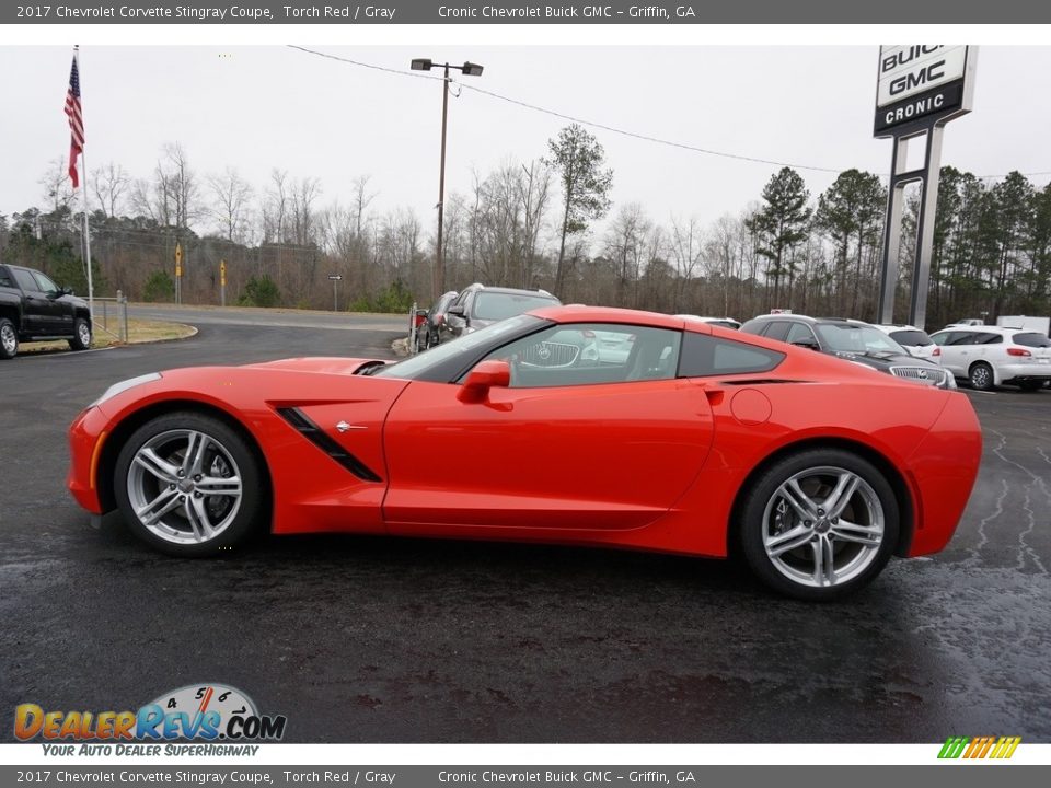 2017 Chevrolet Corvette Stingray Coupe Torch Red / Gray Photo #4
