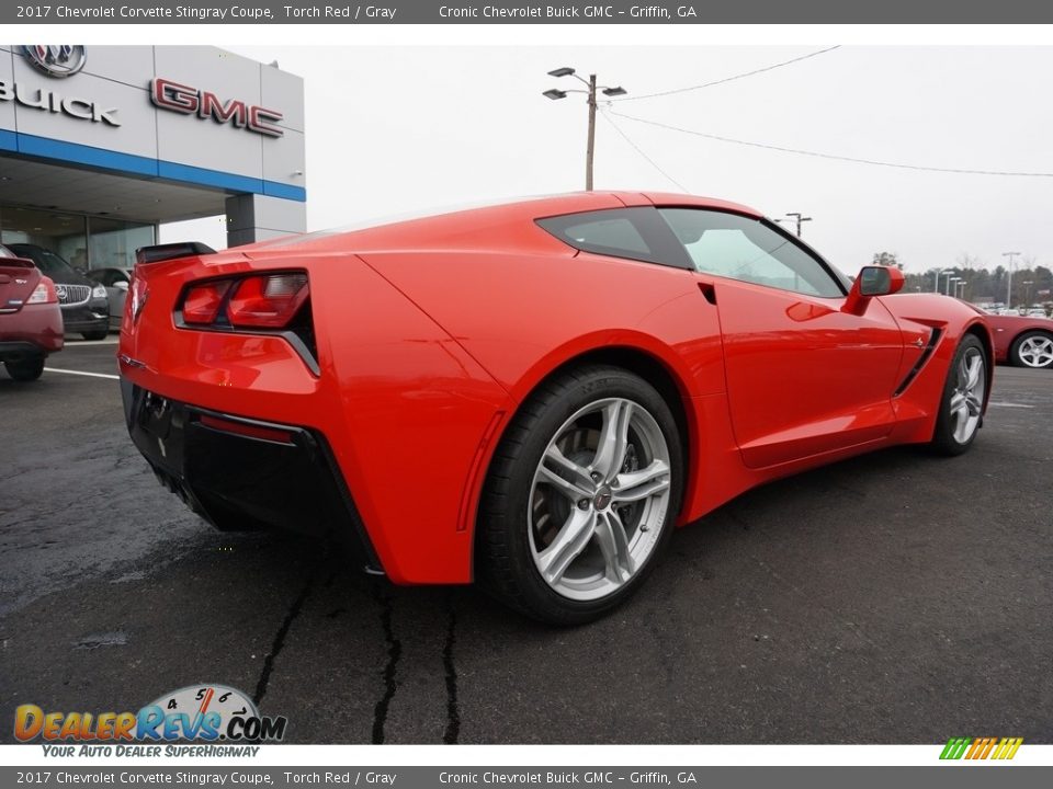 2017 Chevrolet Corvette Stingray Coupe Torch Red / Gray Photo #7