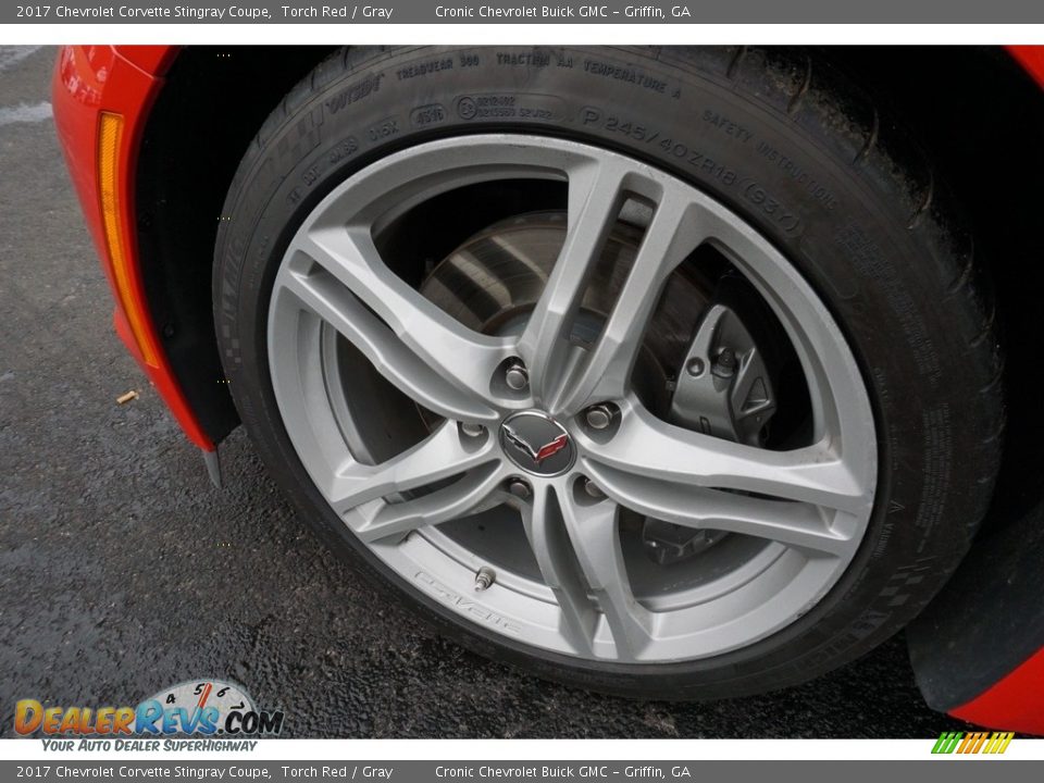 2017 Chevrolet Corvette Stingray Coupe Torch Red / Gray Photo #11