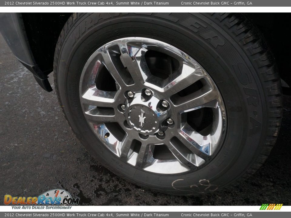 2012 Chevrolet Silverado 2500HD Work Truck Crew Cab 4x4 Summit White / Dark Titanium Photo #11
