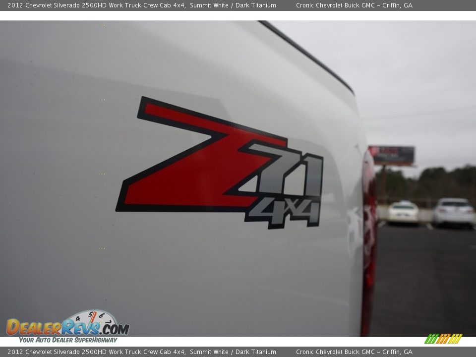 2012 Chevrolet Silverado 2500HD Work Truck Crew Cab 4x4 Summit White / Dark Titanium Photo #14
