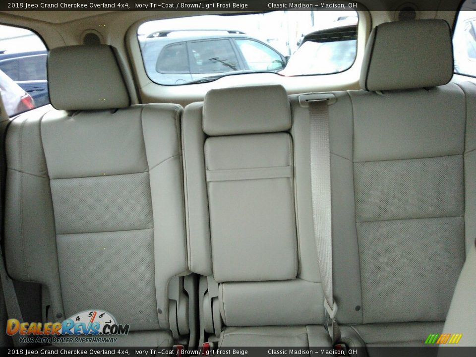 2018 Jeep Grand Cherokee Overland 4x4 Ivory Tri-Coat / Brown/Light Frost Beige Photo #3