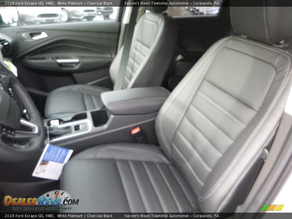 2018 Ford Escape SEL 4WD White Platinum / Charcoal Black Photo #11