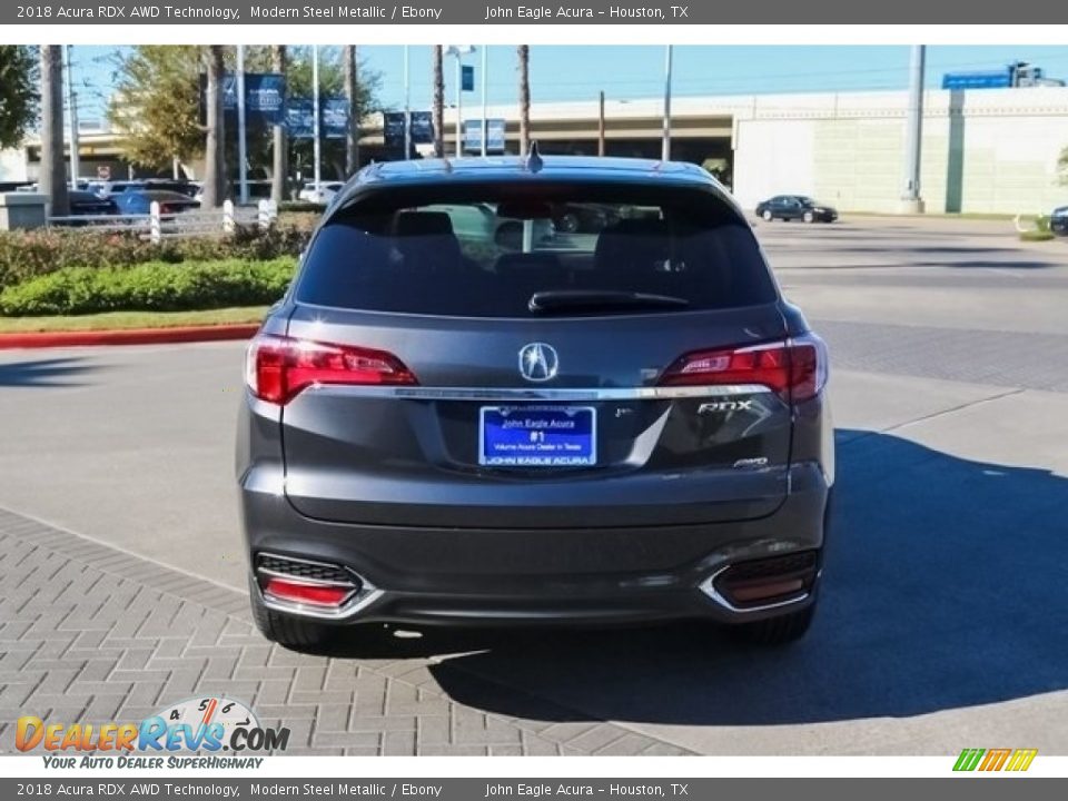 2018 Acura RDX AWD Technology Modern Steel Metallic / Ebony Photo #6