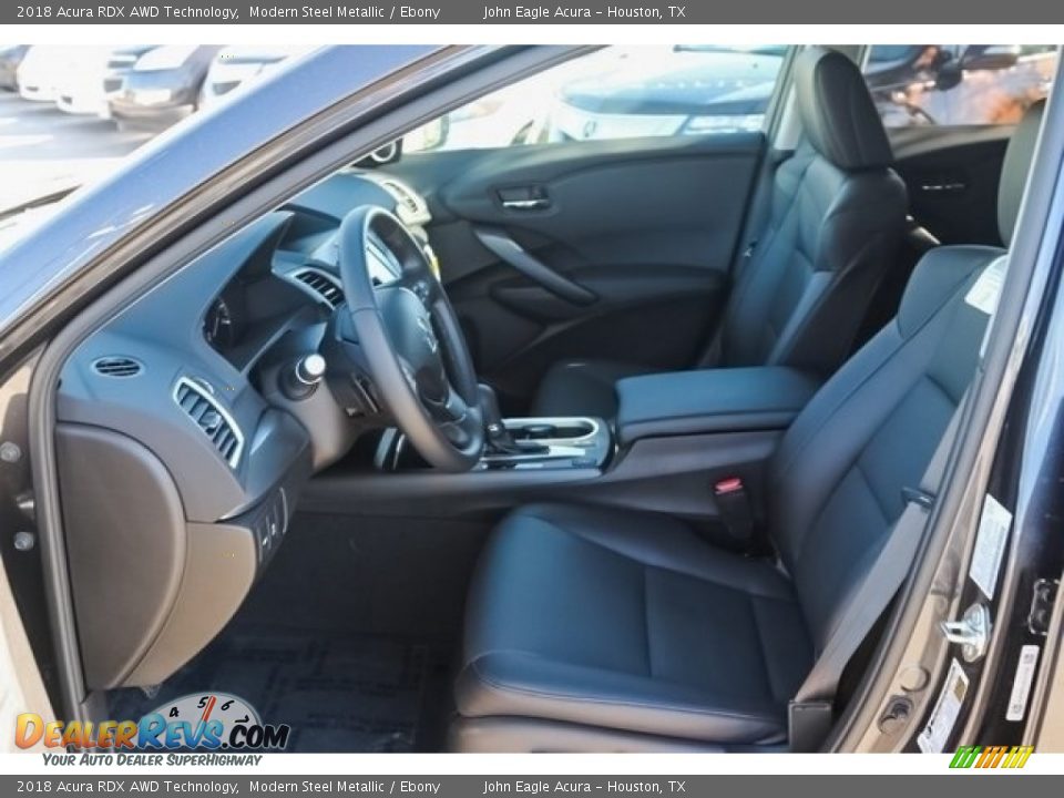 2018 Acura RDX AWD Technology Modern Steel Metallic / Ebony Photo #15