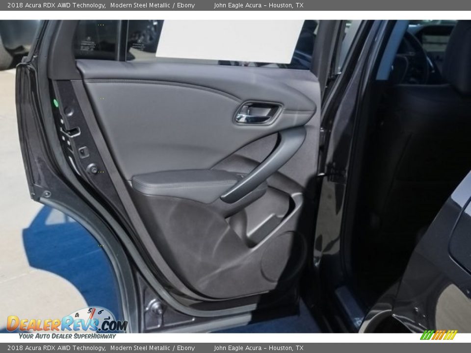 2018 Acura RDX AWD Technology Modern Steel Metallic / Ebony Photo #16
