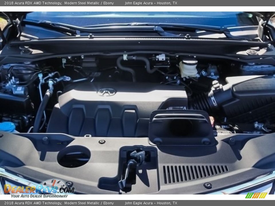 2018 Acura RDX AWD Technology Modern Steel Metallic / Ebony Photo #23