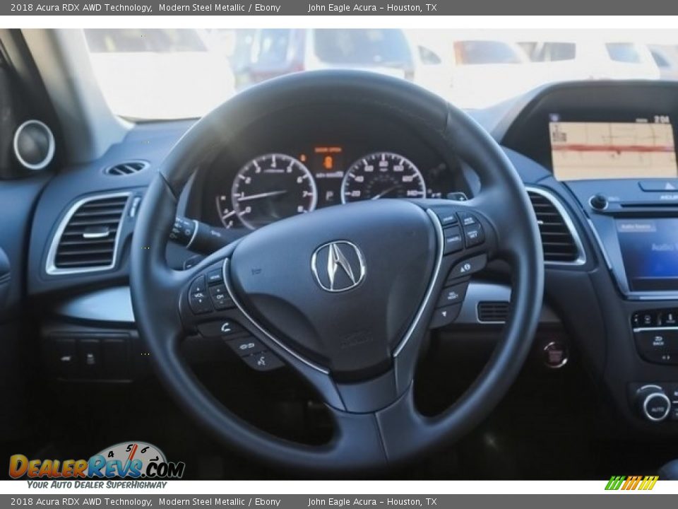 2018 Acura RDX AWD Technology Modern Steel Metallic / Ebony Photo #26