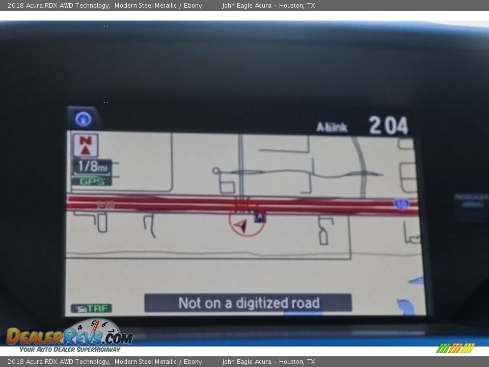 2018 Acura RDX AWD Technology Modern Steel Metallic / Ebony Photo #28