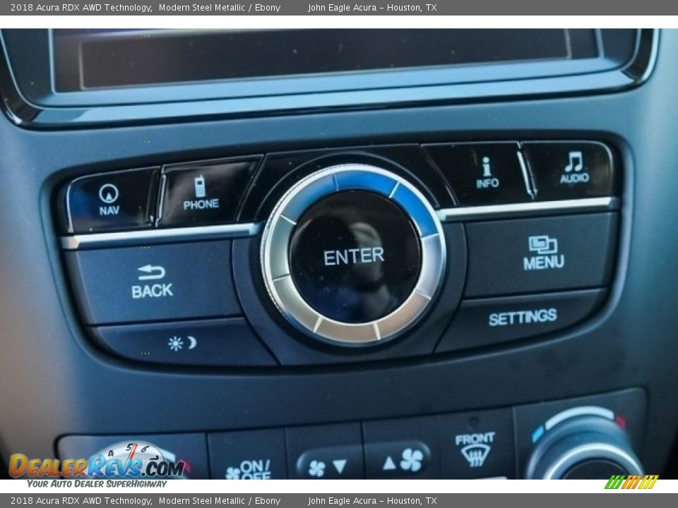 2018 Acura RDX AWD Technology Modern Steel Metallic / Ebony Photo #30