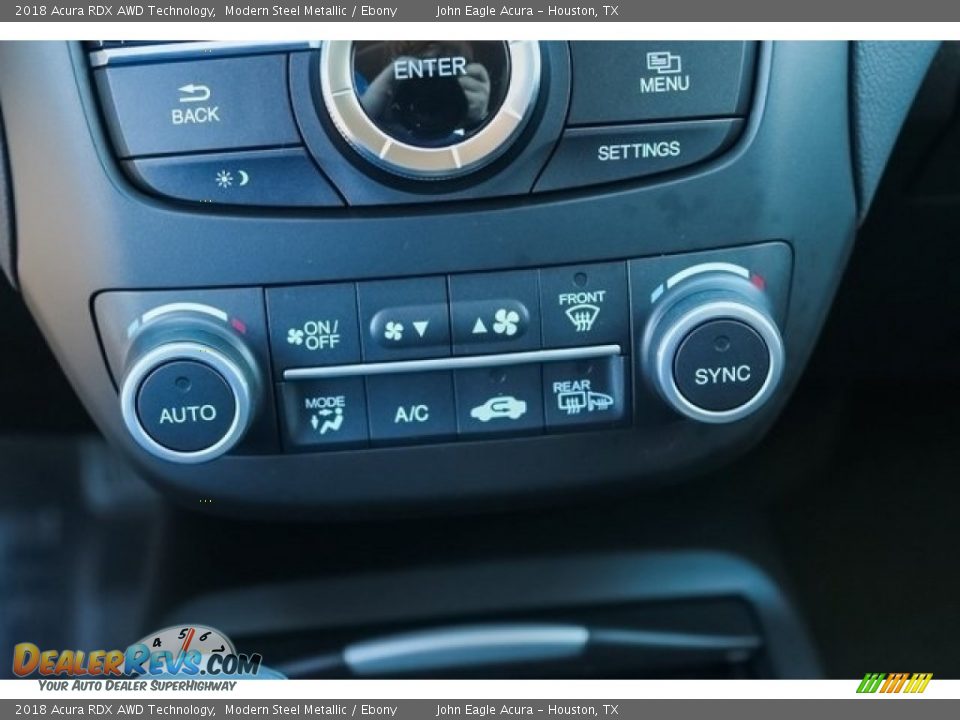 2018 Acura RDX AWD Technology Modern Steel Metallic / Ebony Photo #31