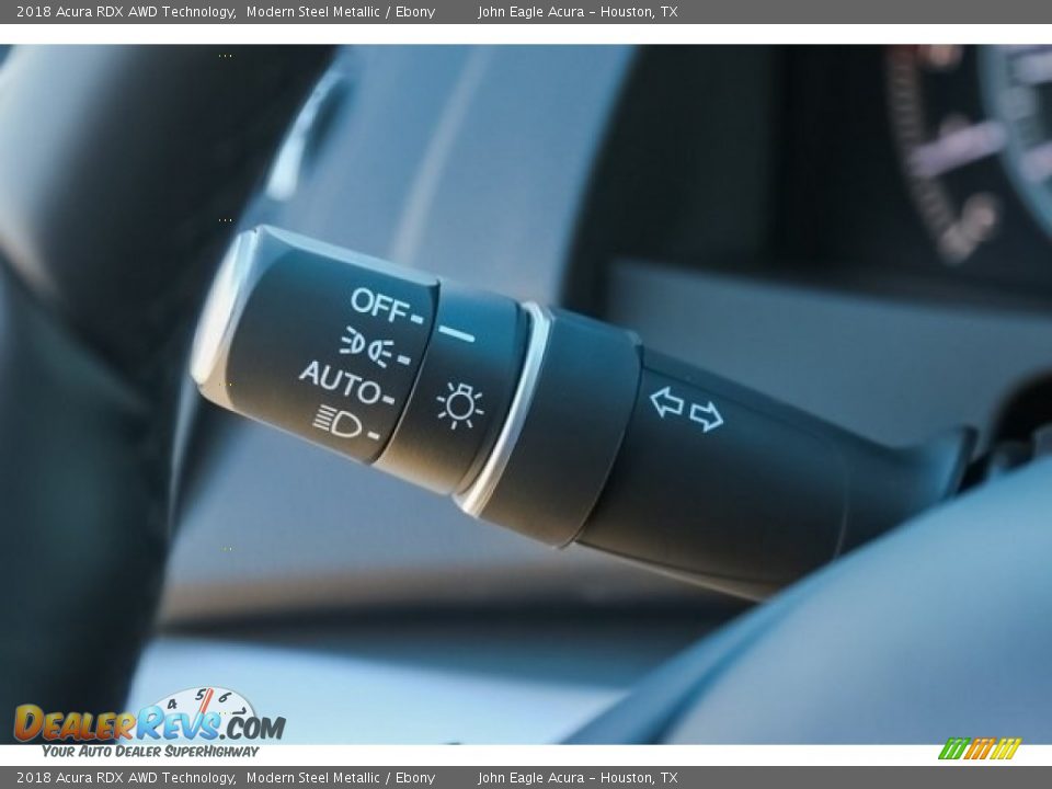2018 Acura RDX AWD Technology Modern Steel Metallic / Ebony Photo #34