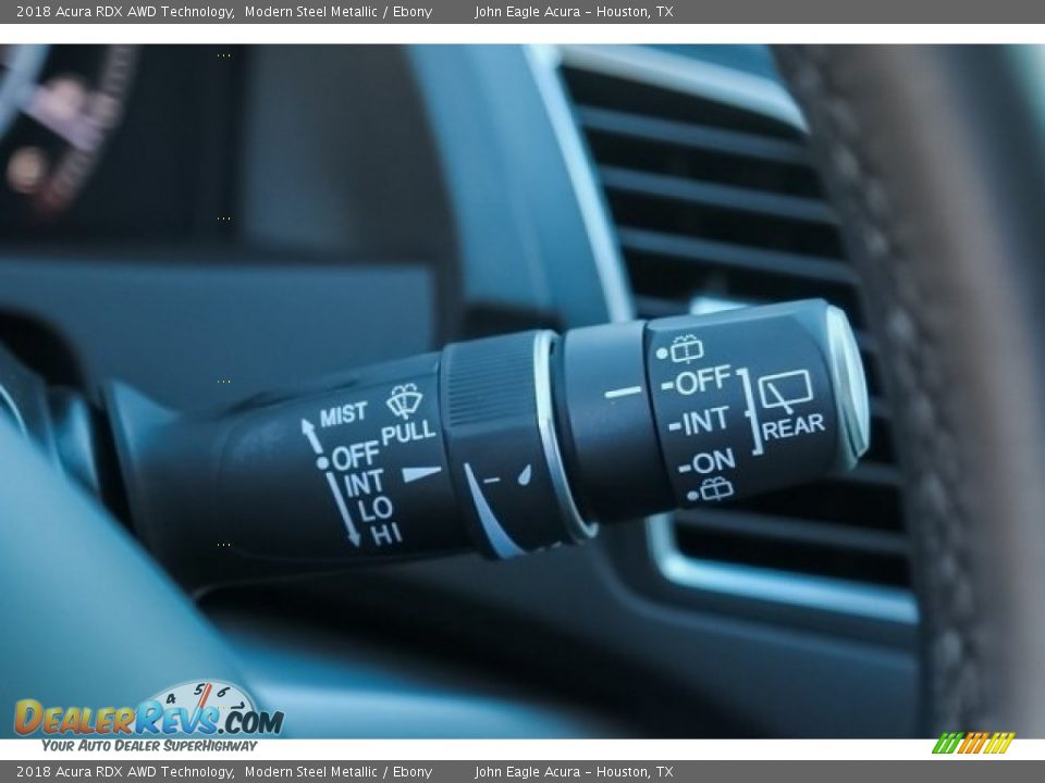 2018 Acura RDX AWD Technology Modern Steel Metallic / Ebony Photo #35