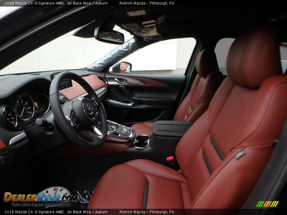 Front Seat of 2018 Mazda CX-9 Signature AWD Photo #6
