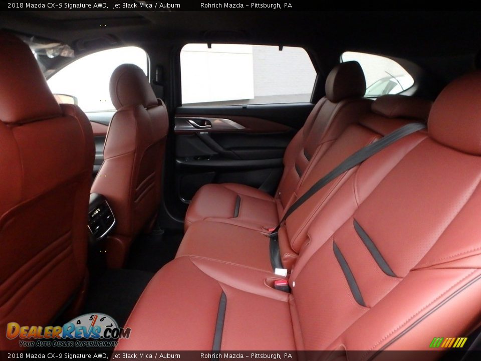 Rear Seat of 2018 Mazda CX-9 Signature AWD Photo #7