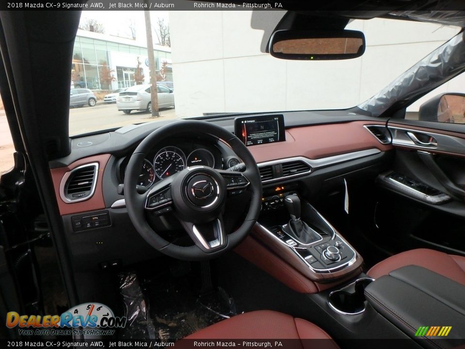 Front Seat of 2018 Mazda CX-9 Signature AWD Photo #8