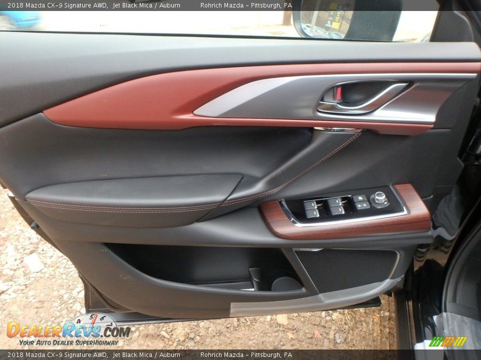 Door Panel of 2018 Mazda CX-9 Signature AWD Photo #9