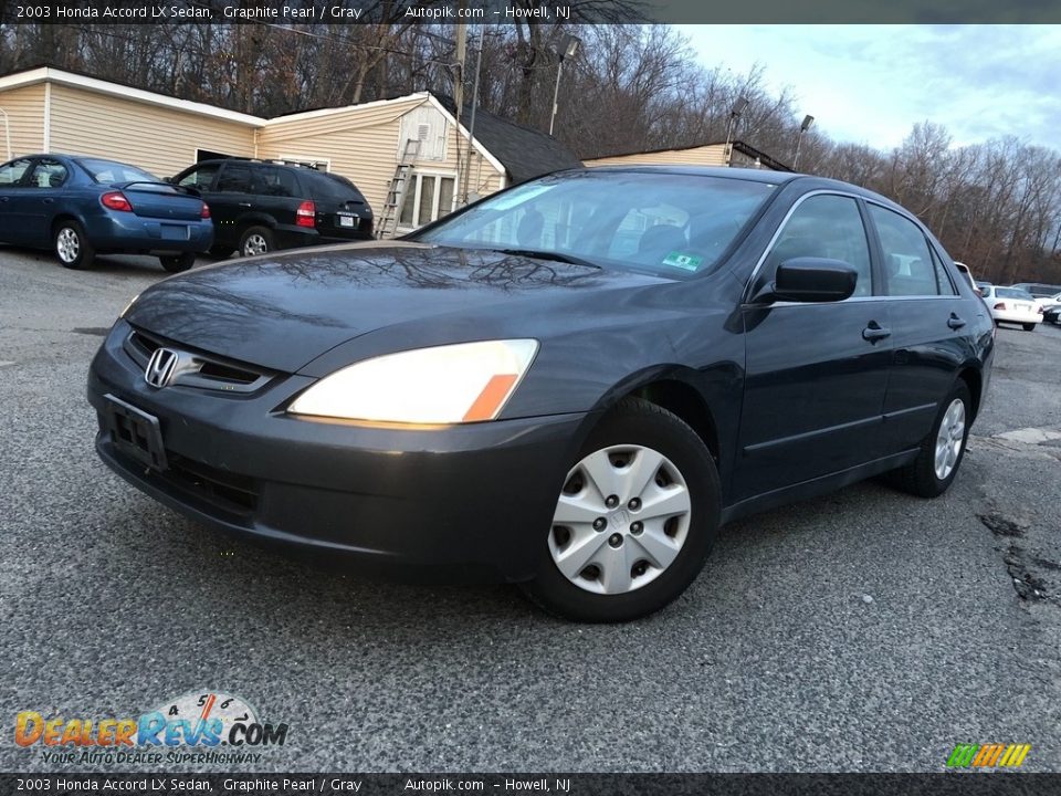 2003 Honda Accord LX Sedan Graphite Pearl / Gray Photo #1