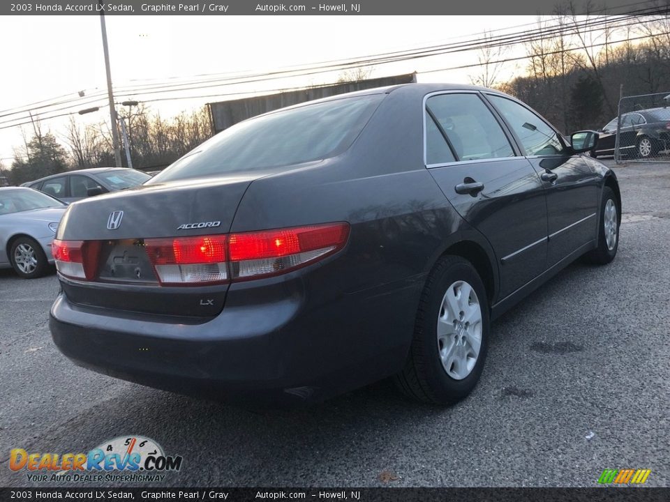 2003 Honda Accord LX Sedan Graphite Pearl / Gray Photo #5