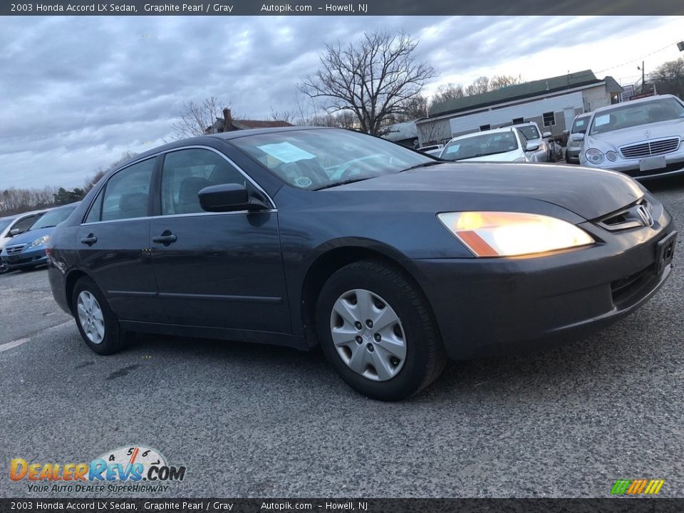 2003 Honda Accord LX Sedan Graphite Pearl / Gray Photo #7