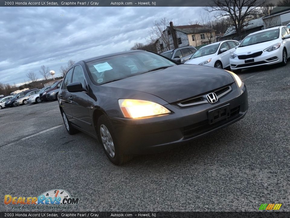 2003 Honda Accord LX Sedan Graphite Pearl / Gray Photo #9