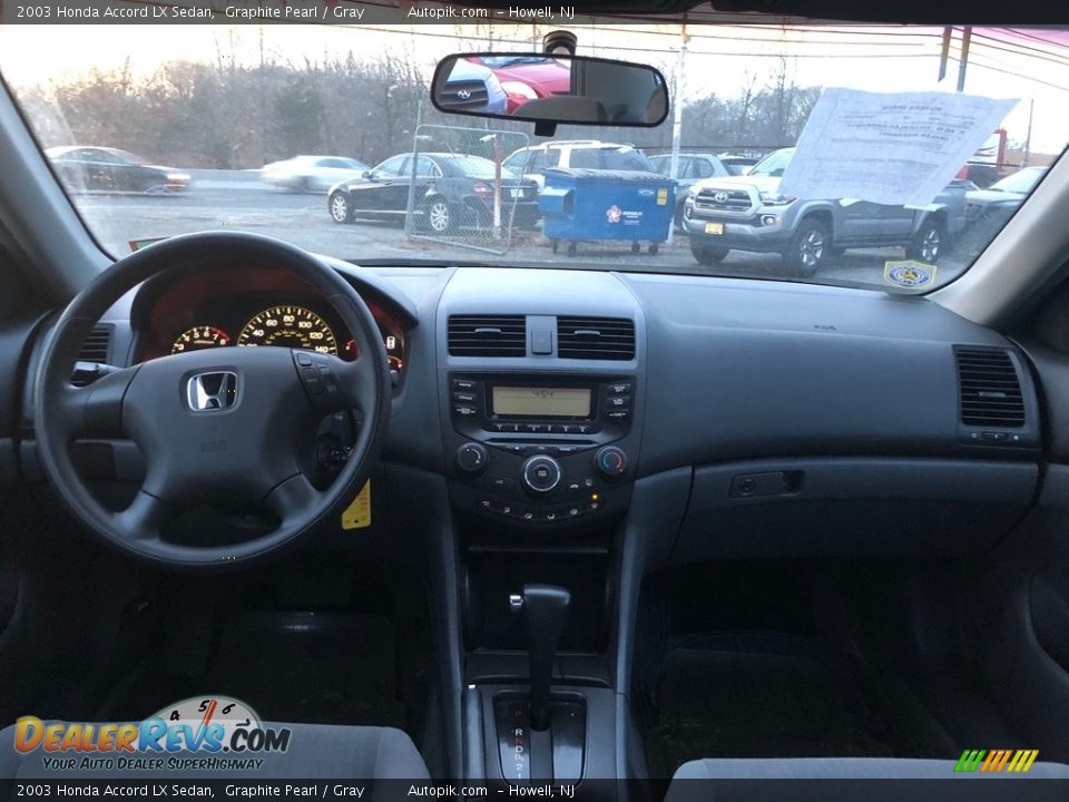 2003 Honda Accord LX Sedan Graphite Pearl / Gray Photo #14