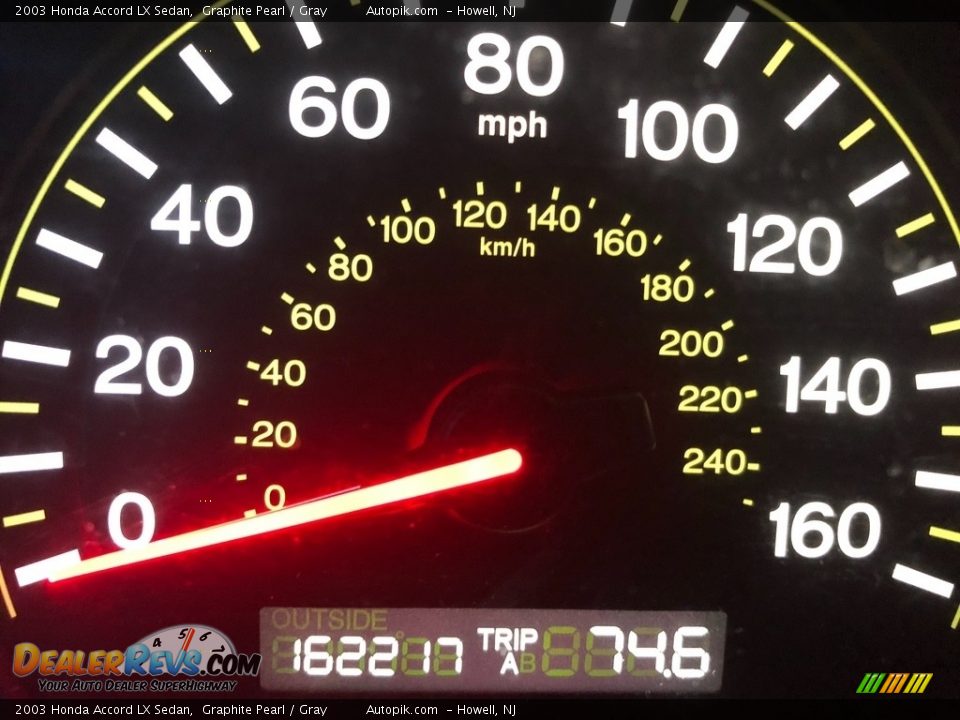 2003 Honda Accord LX Sedan Graphite Pearl / Gray Photo #17