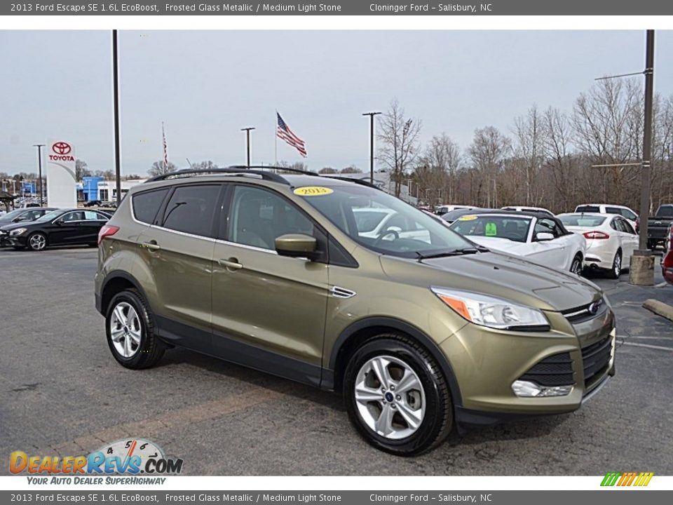 2013 Ford Escape SE 1.6L EcoBoost Frosted Glass Metallic / Medium Light Stone Photo #1
