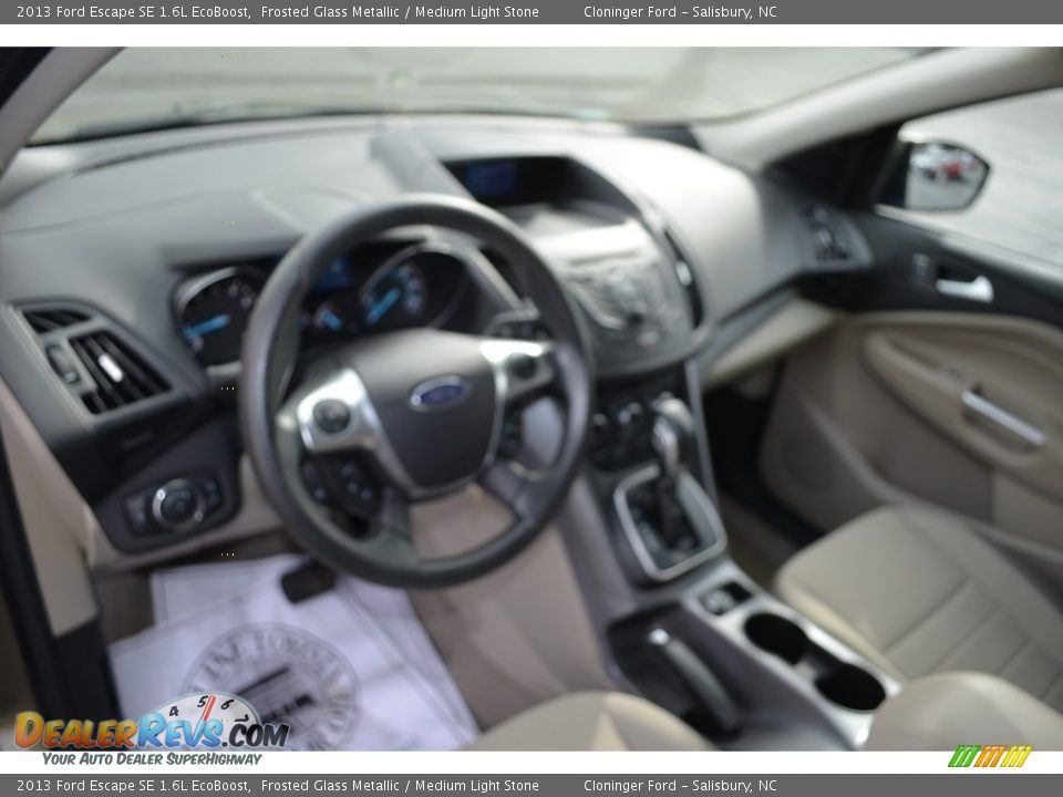 2013 Ford Escape SE 1.6L EcoBoost Frosted Glass Metallic / Medium Light Stone Photo #9