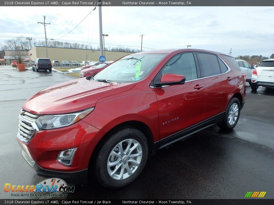 2018 Chevrolet Equinox LT AWD Cajun Red Tintcoat / Jet Black Photo #1